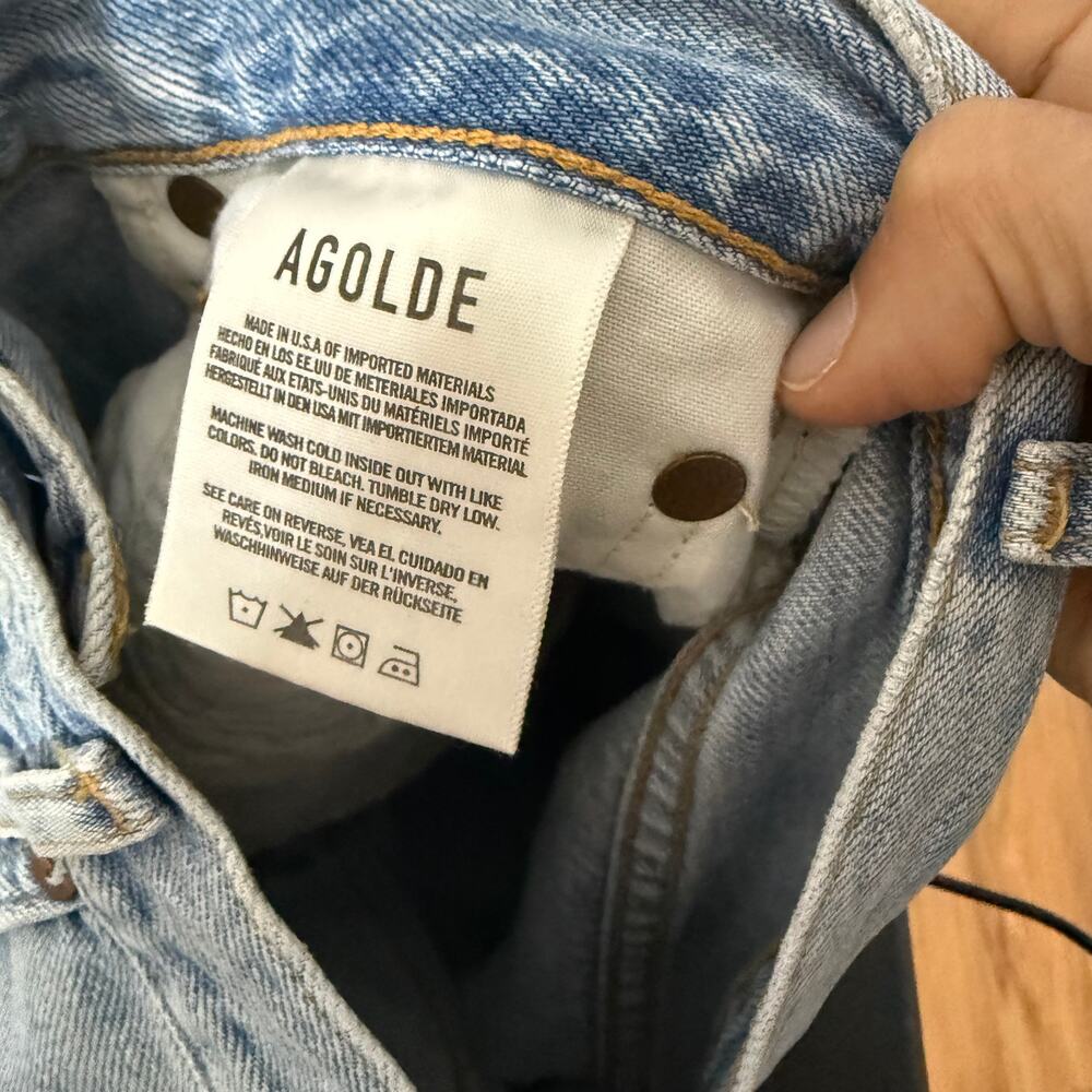 Agolde Riley High Rise Jeans Size 26 - Picture 5 of 8